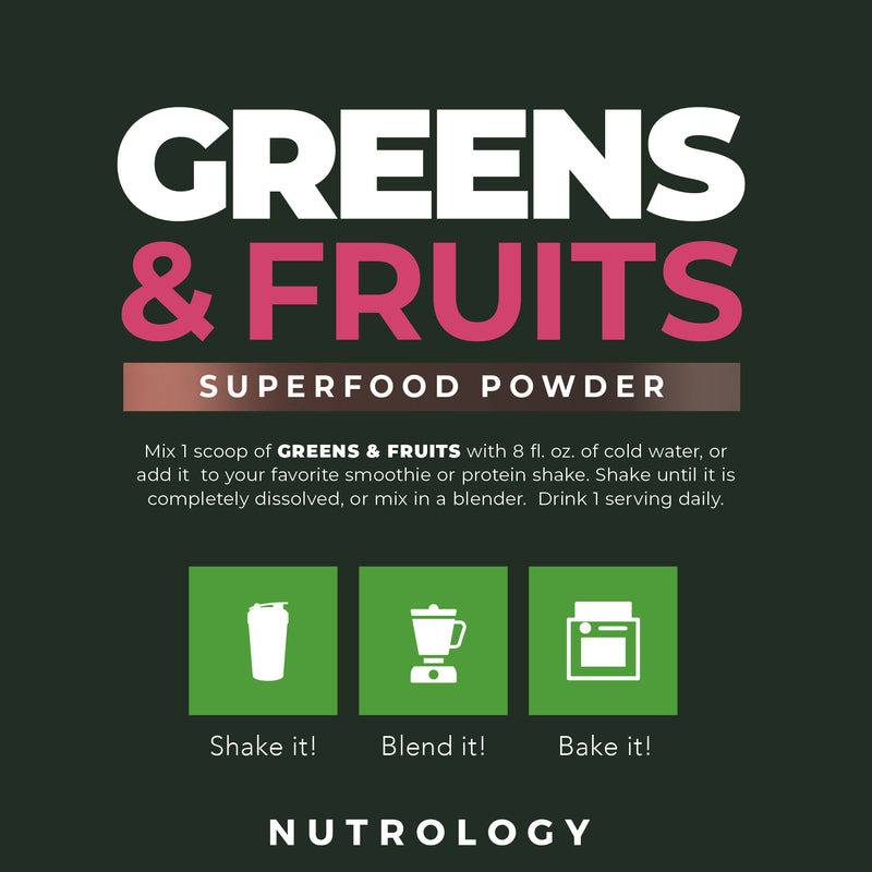 GREENS & FRUITS - Natural Superfood Powder