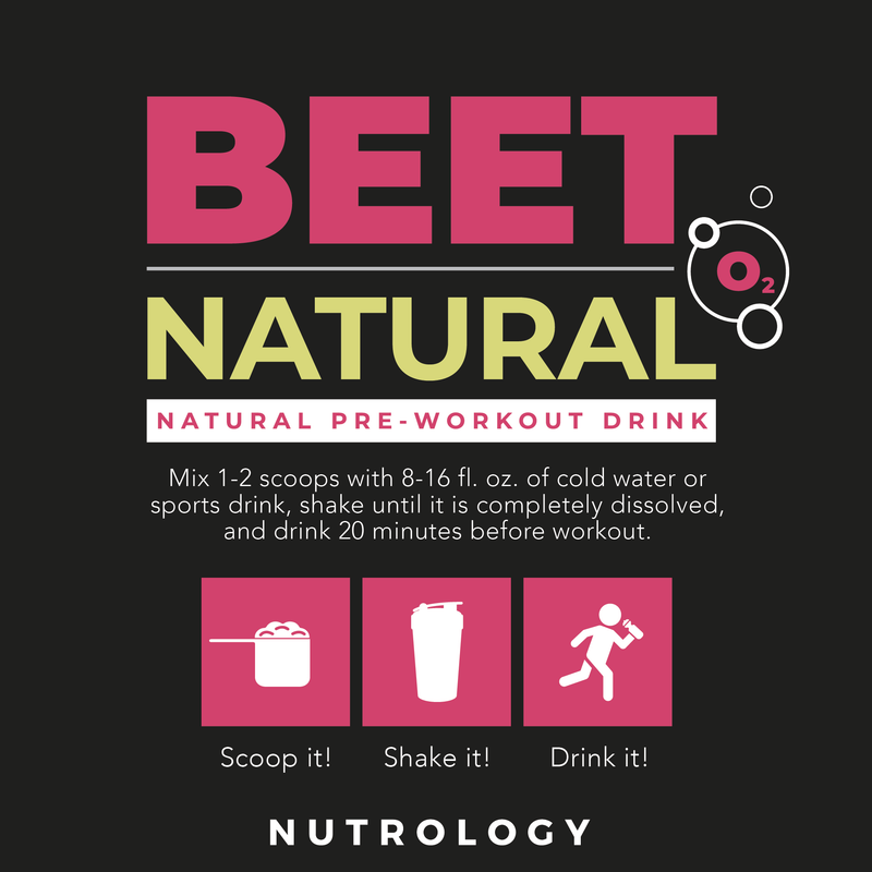 BEET NATURAL® O₂ Pre Workout - Passion Fruit Flavor