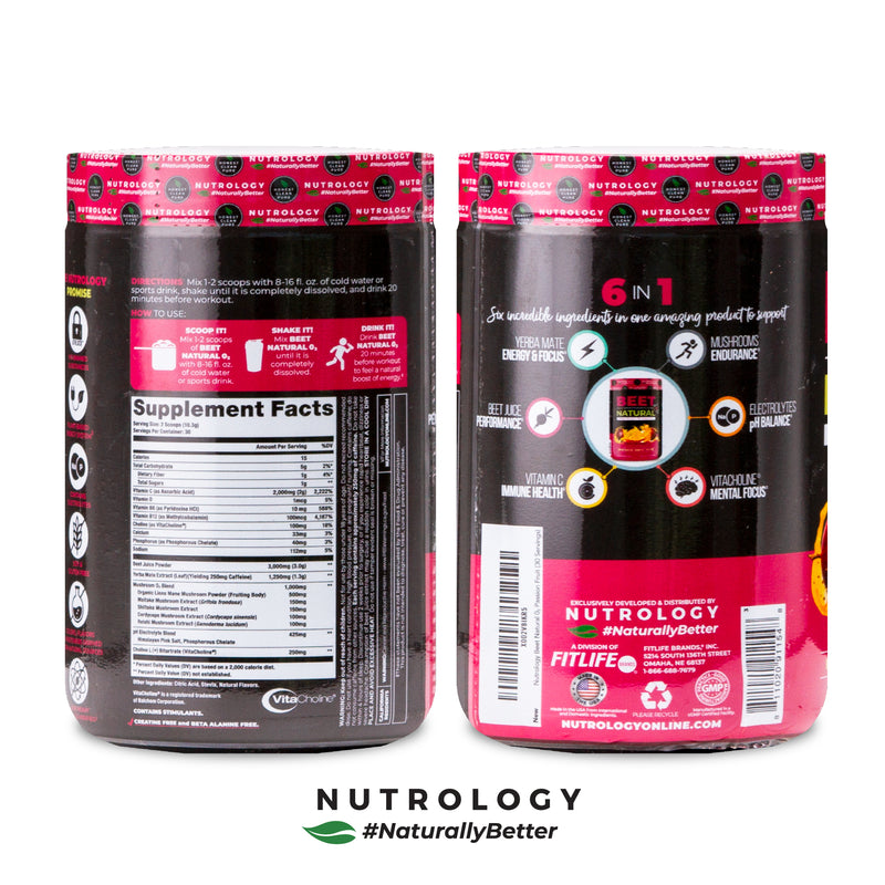 Beet Natural® O₂ - Vegan Pre-Workout